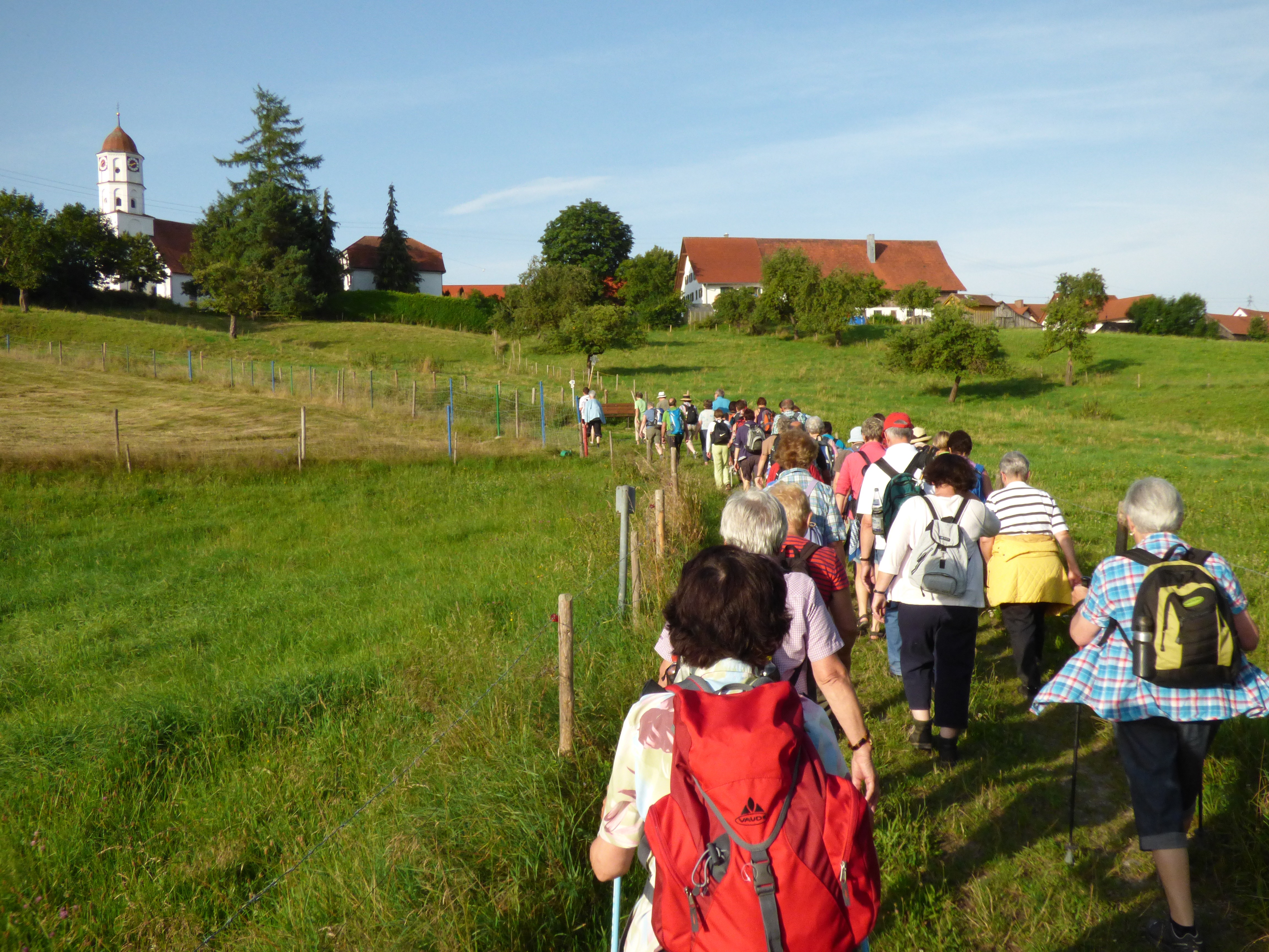 Gemeinsam mit Gleichgesinnten auf dem Jakobus-Pilgerweg wandern